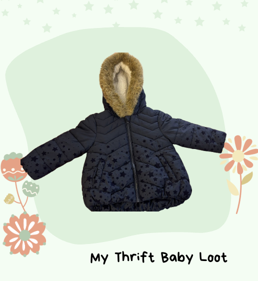 Like New warm and furry jacket (3-4 years)